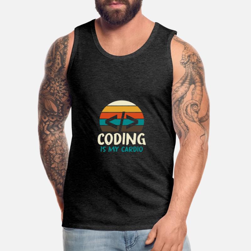 Programmeur Geek Programmeur Programmeur Informatique Codeur L Débardeur bio Premium Homme