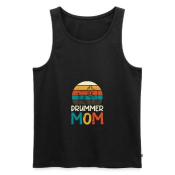 Drummer Drums Music Band Drums Drum - Men's Premium Organic Tank Top - black - Front - Michal (187cm)