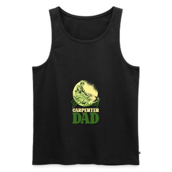 Lustige Schreiner Handwerker Werkzeug Spaß Liebhab - Männer Premium Bio Tank Top - Schwarz - Vorne - Michal (187cm)