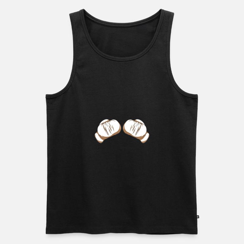 Boxhandschuhe - Männer Premium Bio Tank Top - Schwarz