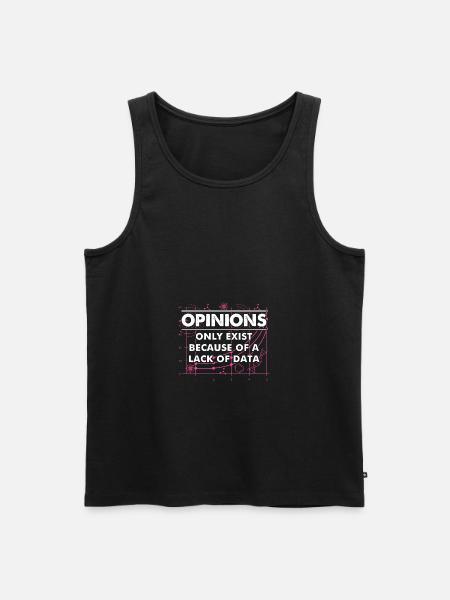 Data Science Absence de - Débardeur bio Premium Homme - noir