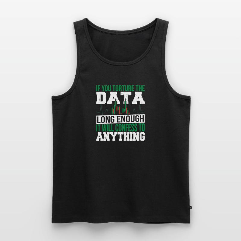 Datenanalyse Datenintegration Datenwissenschaft Männer Premium Bio Tank Top