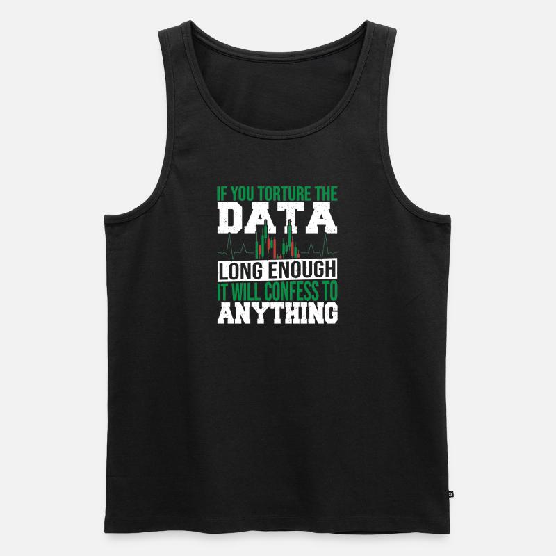 Datenanalyse Datenintegration Datenwissenschaft - Männer Premium Bio Tank Top - Schwarz