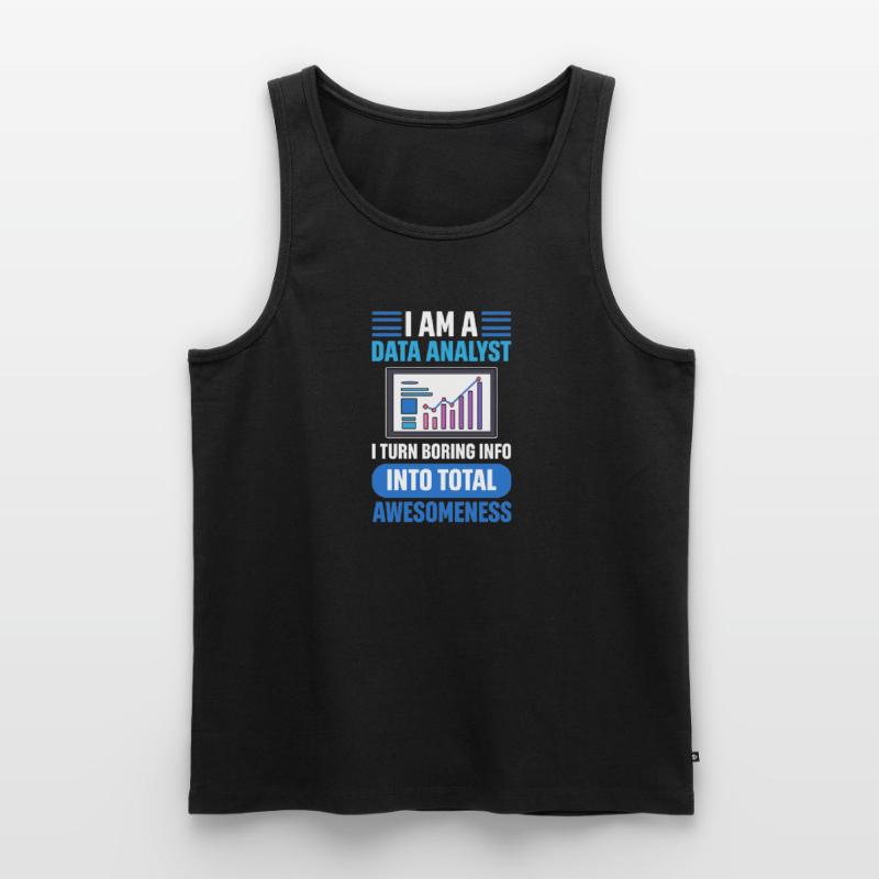 Data Engineer Data Processing Data Science Men's Premium Organic Tank Top