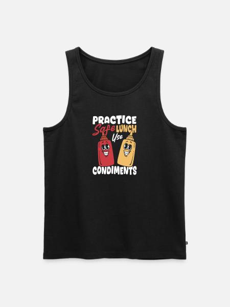 Spice Lunch Spices Sauce - Men's Premium Organic Tank Top - black