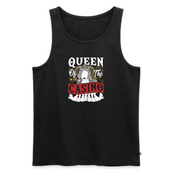 Jackpot Gambling Casino Theme Party - Männer Premium Bio Tank Top - Schwarz - Vorne - Michal (187cm)