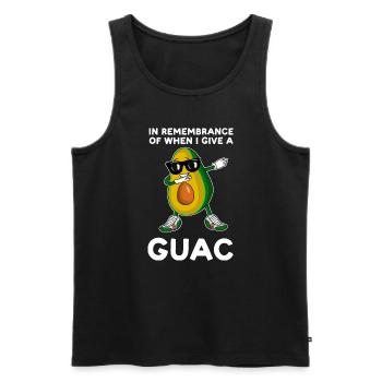 Avocados Avocado Avocado-Liebhaber Geschenk - Männer Premium Bio Tank Top - Schwarz - Vorne - Michal (187cm)