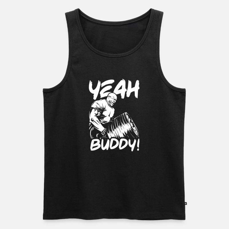 Yeah Buddy Lightweight - Männer Premium Bio Tank Top - Schwarz