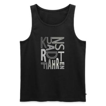 Artistic cycling, artistic cycling, indoor cycling - Men's Premium Organic Tank Top - black - Front - Michal (187cm)