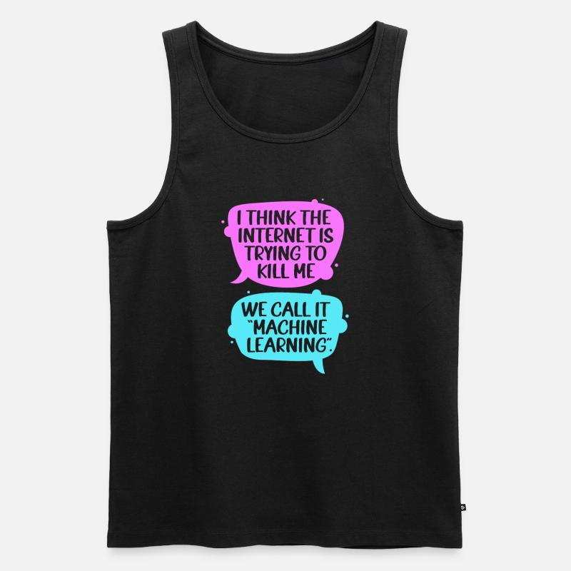 GPT Programmer Coder - Men's Premium Organic Tank Top - black