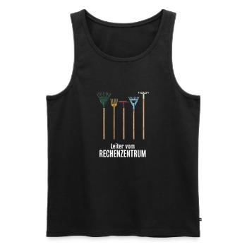 Programmierer Stundenlohn - Männer Premium Bio Tank Top - Schwarz - Vorne - Michal (187cm)