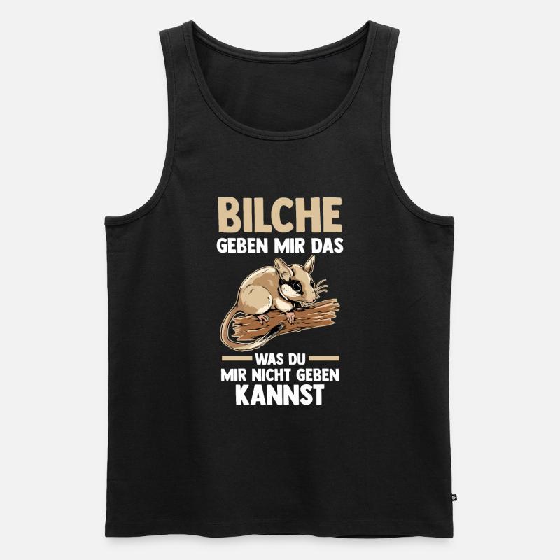 Bilch - Männer Premium Bio Tank Top - Schwarz