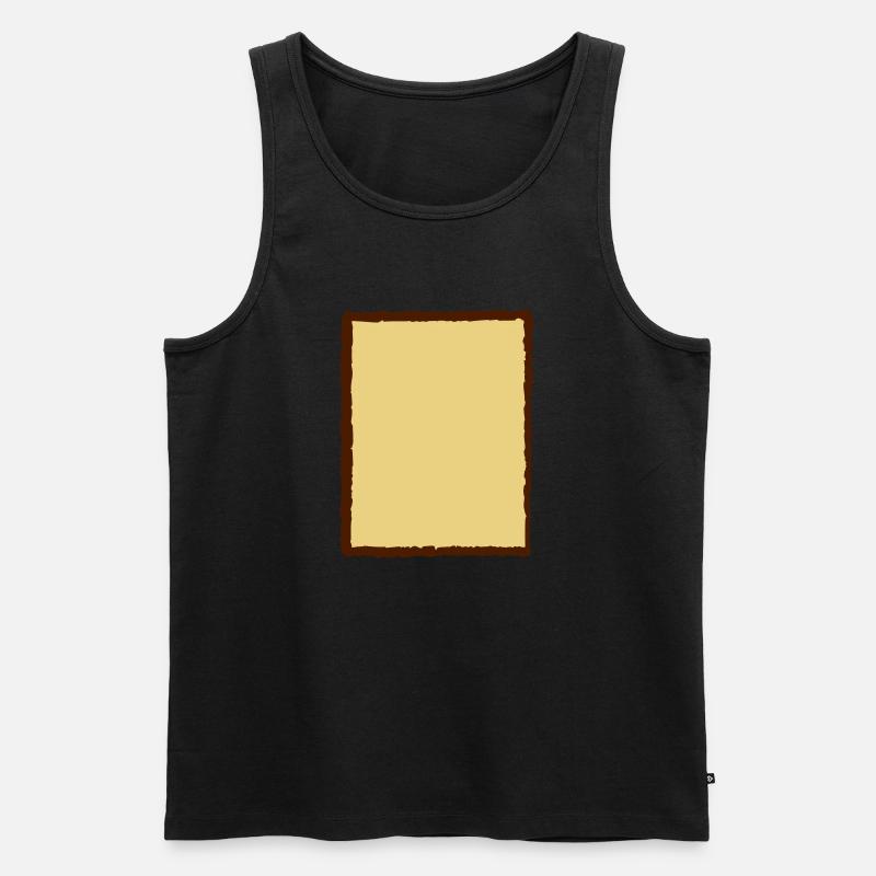 Kaputter Alter Rahmen - Männer Premium Bio Tank Top - Schwarz