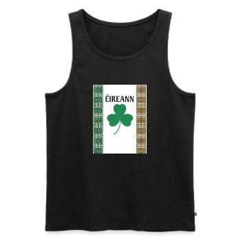 Irlande - Débardeur bio Premium Homme - noir - Devant - Michal (187cm)