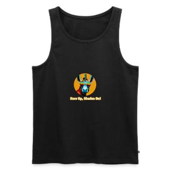 Ears Up, Shades On! - Men's Premium Organic Tank Top - black - Front - AI Model Male 178 light (178cm)