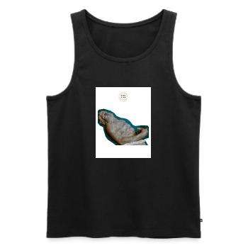Dying Men - Männer Premium Bio Tank Top - Schwarz - Vorne - AI Model Male 178 light (178cm)