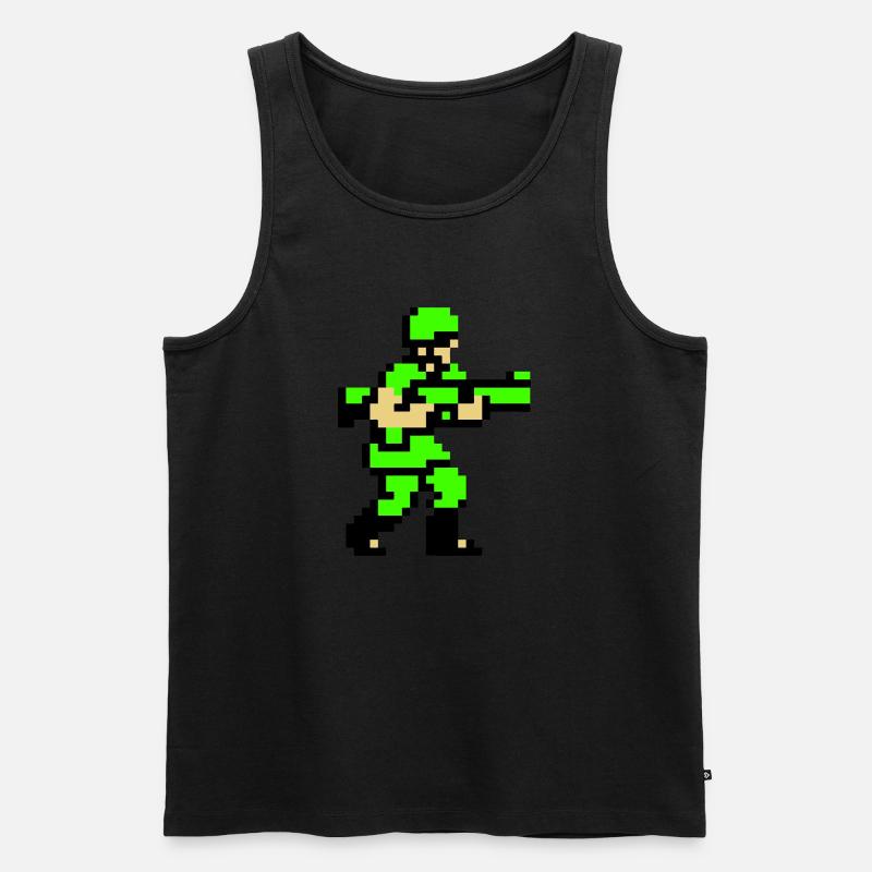 Soldat - Männer Premium Bio Tank Top - undefined