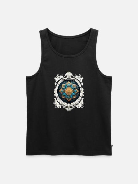 MANDALA VINTAGE COSMIC - Débardeur bio Premium Homme - noir