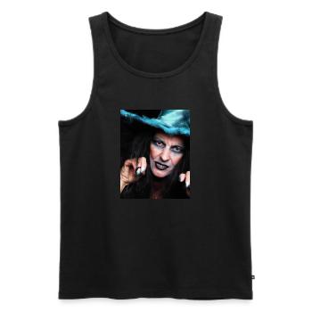 Halloween Scary Witch - Débardeur bio Premium Homme - noir - Devant - AI Model Male 178 light (178cm)