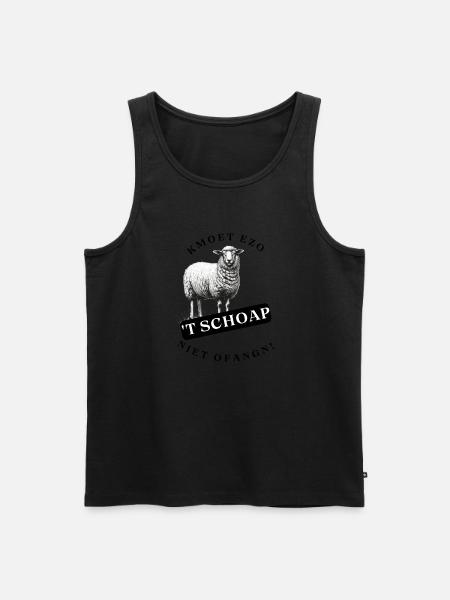Vous n’êtes pas obligé de laisser la pelle comme ça. Chemises dialectales - Débardeur bio Premium Homme - noir