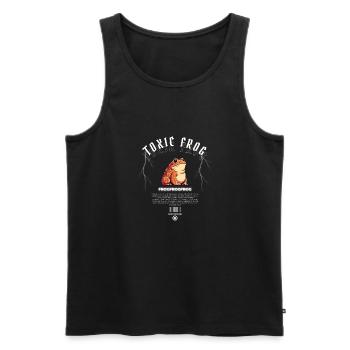 The Frog Prince - Men's Premium Organic Tank Top - black - Front - AI Model Male 178 light (178cm)