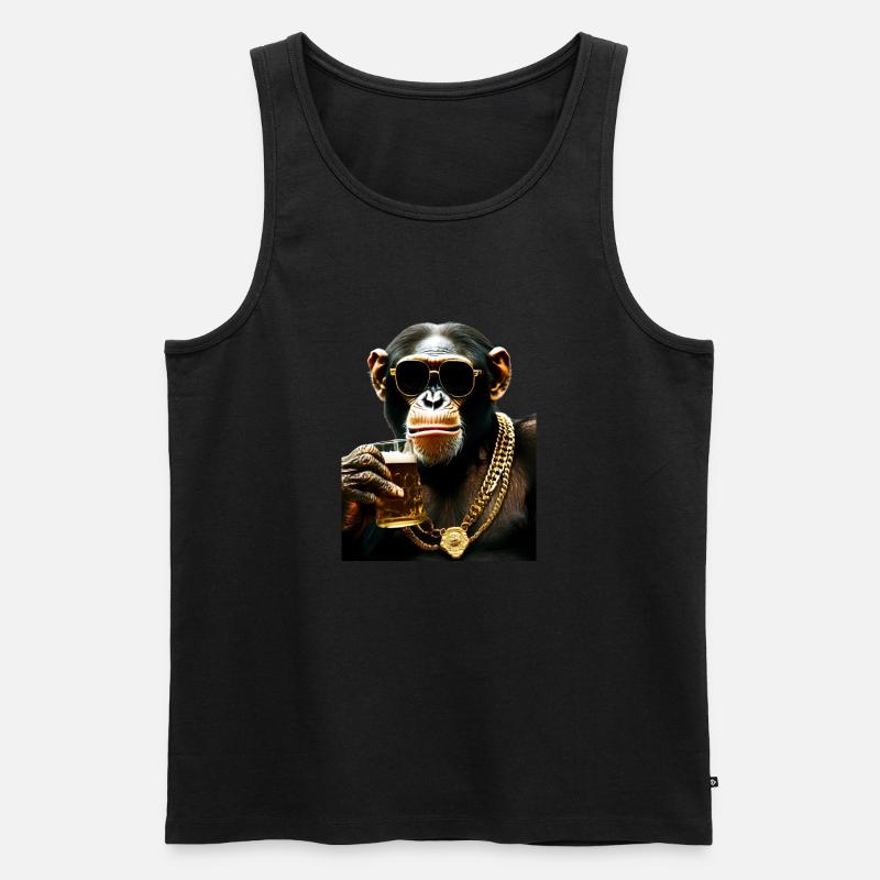 Be cool! - Männer Premium Bio Tank Top - Schwarz