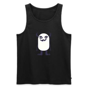 Halloween Monster 3 - Männer Premium Bio Tank Top - Schwarz - Vorne - AI Model Male 178 light (178cm)