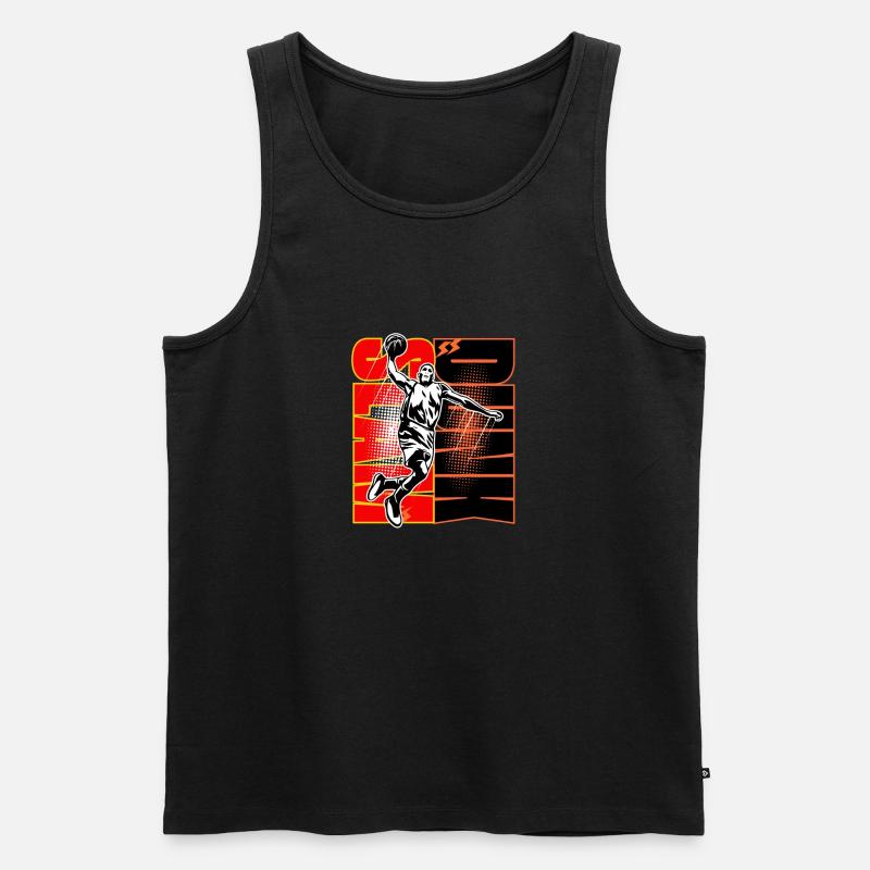 Dynamic Slam Dunk - Men's Premium Organic Tank Top - black
