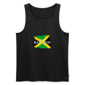 Bun Badmind - Men's Premium Organic Tank Top - black - Front - Michal (187cm)