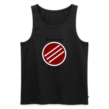 Eiserne Fron - Drei Pfeile - Men's Premium Organic Tank Top - black - Front - AI Model Male 178 light (178cm)