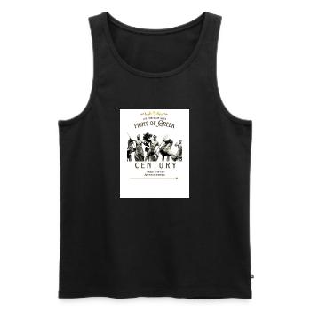 1000038234 - Men's Premium Organic Tank Top - black - Front - Michal (187cm)