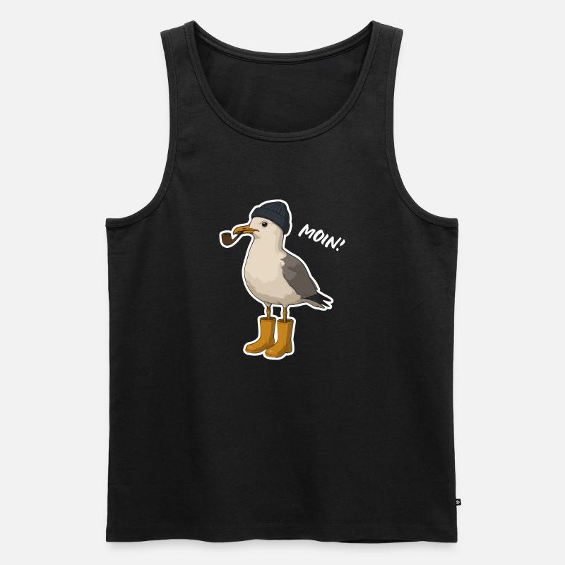 Moewe cool moin - Männer Premium Bio Tank Top - Schwarz