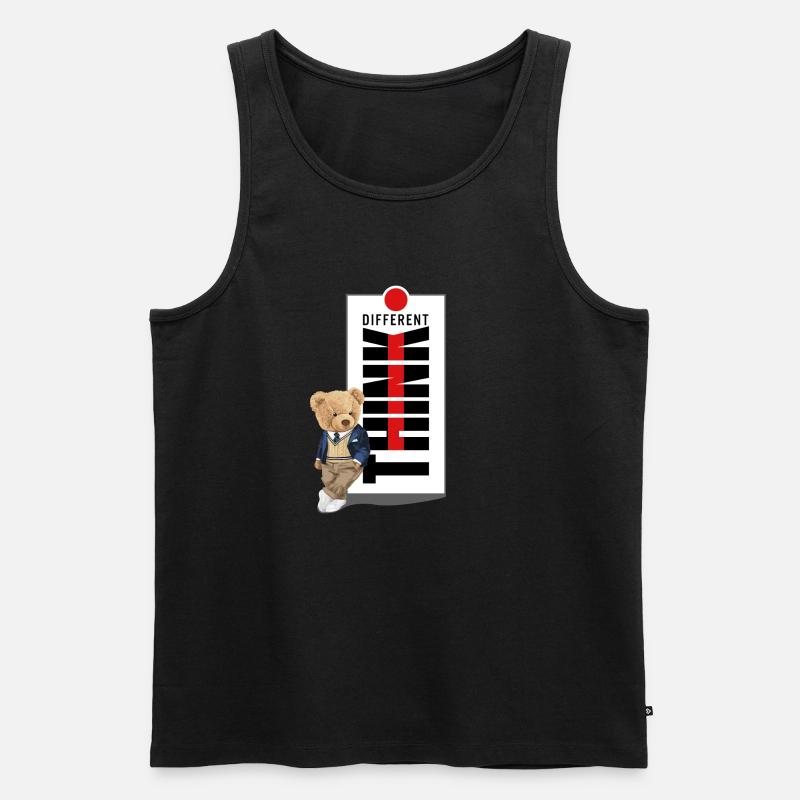 Think different. - Männer Premium Bio Tank Top - Schwarz