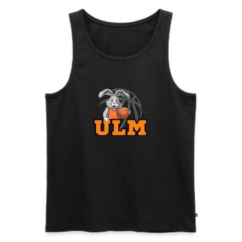 Ulm, meine Stadt! - Männer Premium Bio Tank Top - Schwarz - Vorne - Michal (187cm)