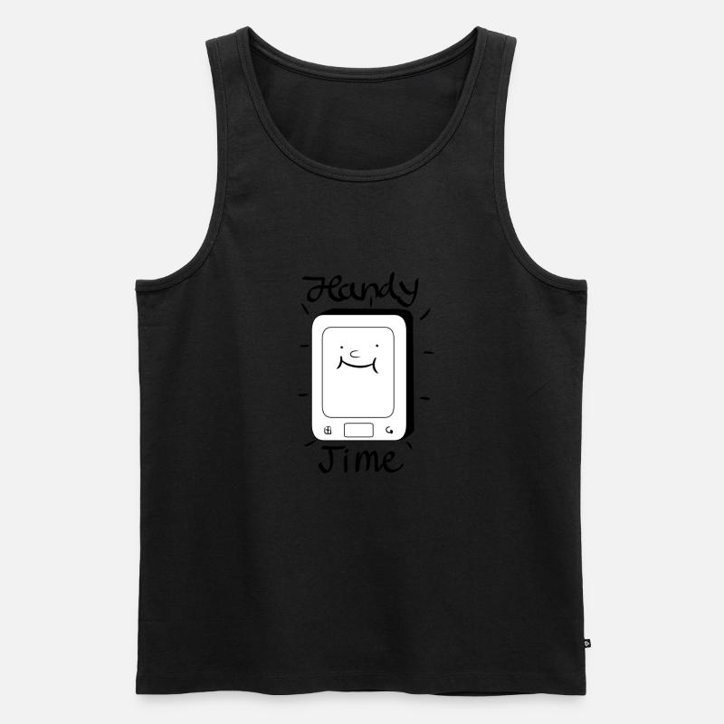 Handy Time - Männer Premium Bio Tank Top - undefined
