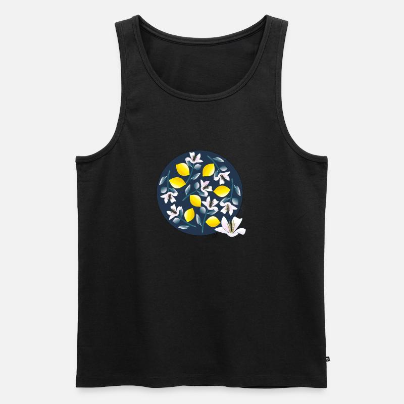 Zitronenblüten - Männer Premium Bio Tank Top - undefined
