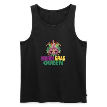 Reine du Mardi Gras - Débardeur bio Premium Homme - noir - Devant - Michal (187cm)