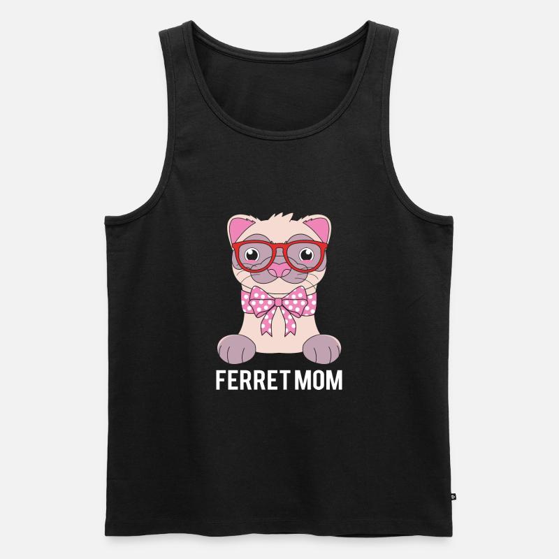 Frettchen - Männer Premium Bio Tank Top - Schwarz