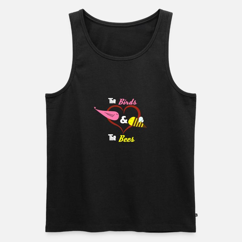 Bienen - Männer Premium Bio Tank Top - Schwarz