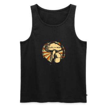 Drogen Pilze - Männer Premium Bio Tank Top - Schwarz - Vorne - Michal (187cm)