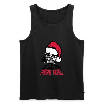 je suis ton pere noel citation tete mort - Débardeur bio Premium Homme - noir - Devant - Michal (187cm)