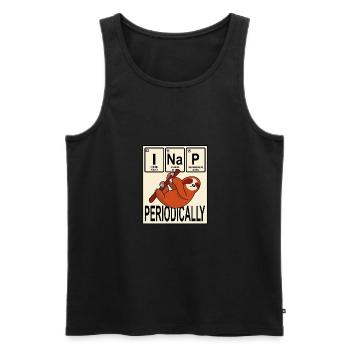 I Nap Periodically Faultier Chemiker Chemie Nerd - Männer Premium Bio Tank Top - Schwarz - Vorne - Michal (187cm)