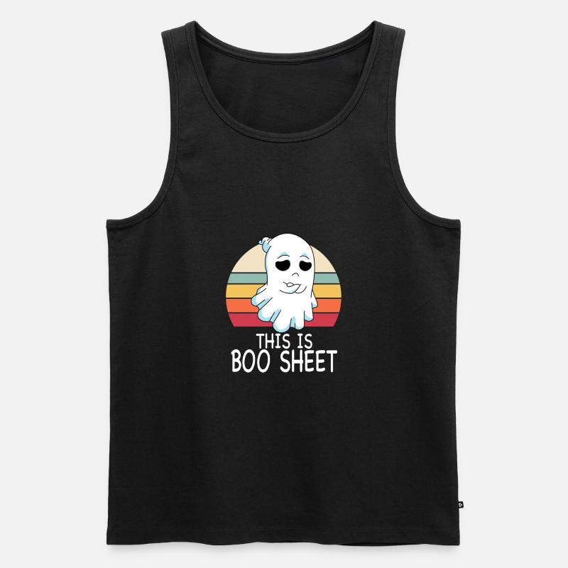 Ceci est Boo Sheet - Débardeur bio Premium Homme - noir