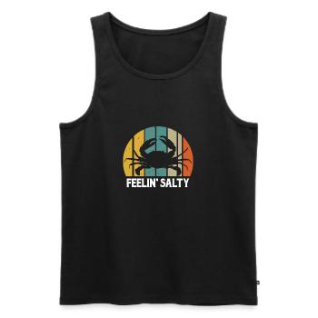 Fühl mich salzig Hummer Krebse Meeresfrüchte - Männer Premium Bio Tank Top - Schwarz - Vorne - AI Model Male 178 light (178cm)