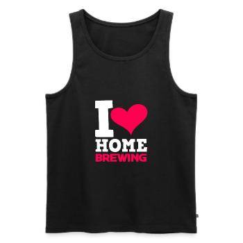 Love Graphic Homebrewing Winemaking Brewery Craftb - Männer Premium Bio Tank Top - Schwarz - Vorne - AI Model Male 178 light (178cm)