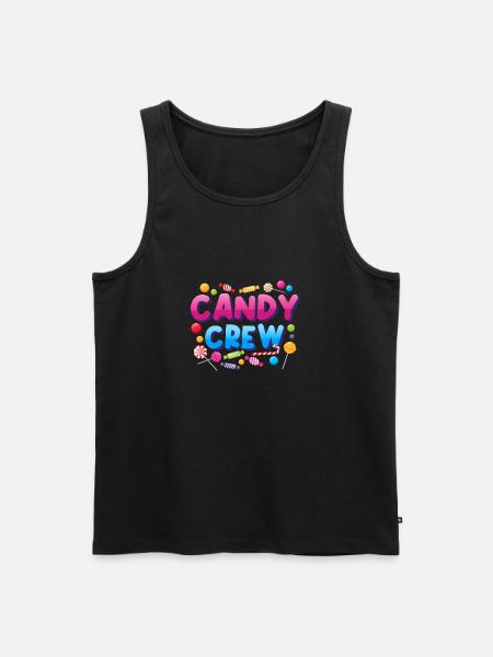 Candy Crew Süßigkeiten Bonbon - Men's Premium Organic Tank Top - black