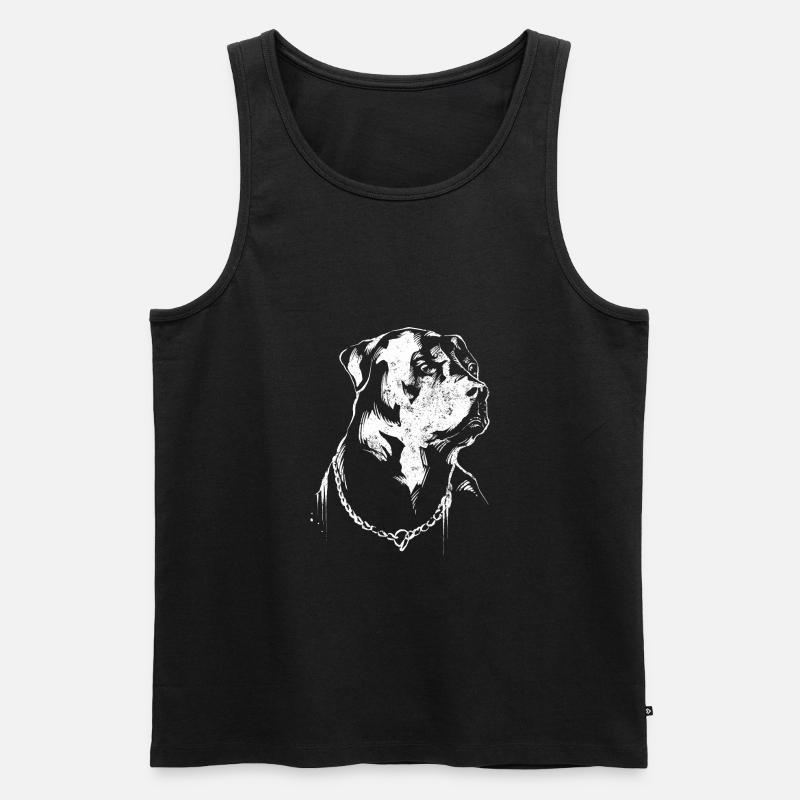Rottweiler - Männer Premium Bio Tank Top - Schwarz