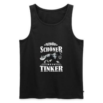 Schön Schöner Mein Tinker - Männer Premium Bio Tank Top - Schwarz - Vorne - AI Model Male 178 light (178cm)