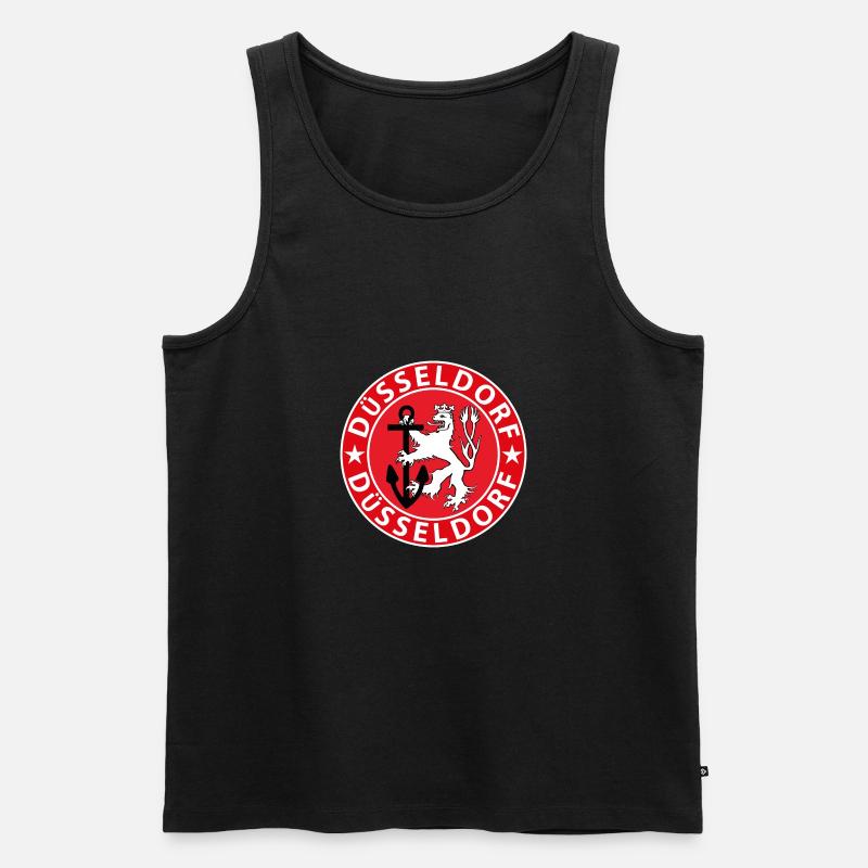 Düsseldorf - Männer Premium Bio Tank Top - Schwarz