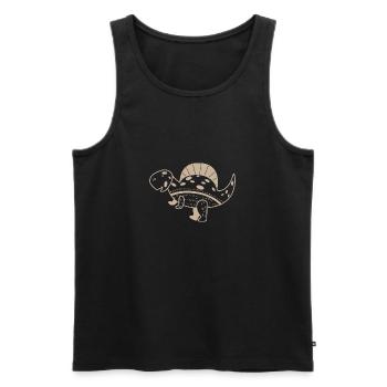 Dinosaur Spinosaurus - Men's Premium Organic Tank Top - black - Front - AI Model Male 178 light (178cm)